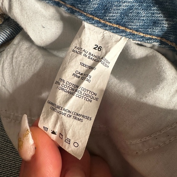 Dynamite high waisted straight leg jeans - Picture 2 of 4